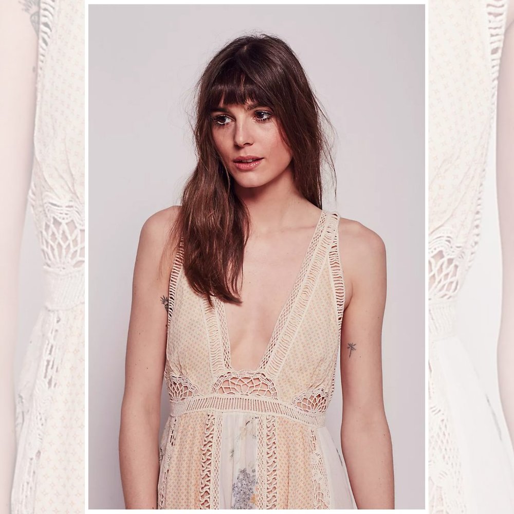 Free People RARE HTF Queen of the Sun Maxi Dress - Picture 4 of 16